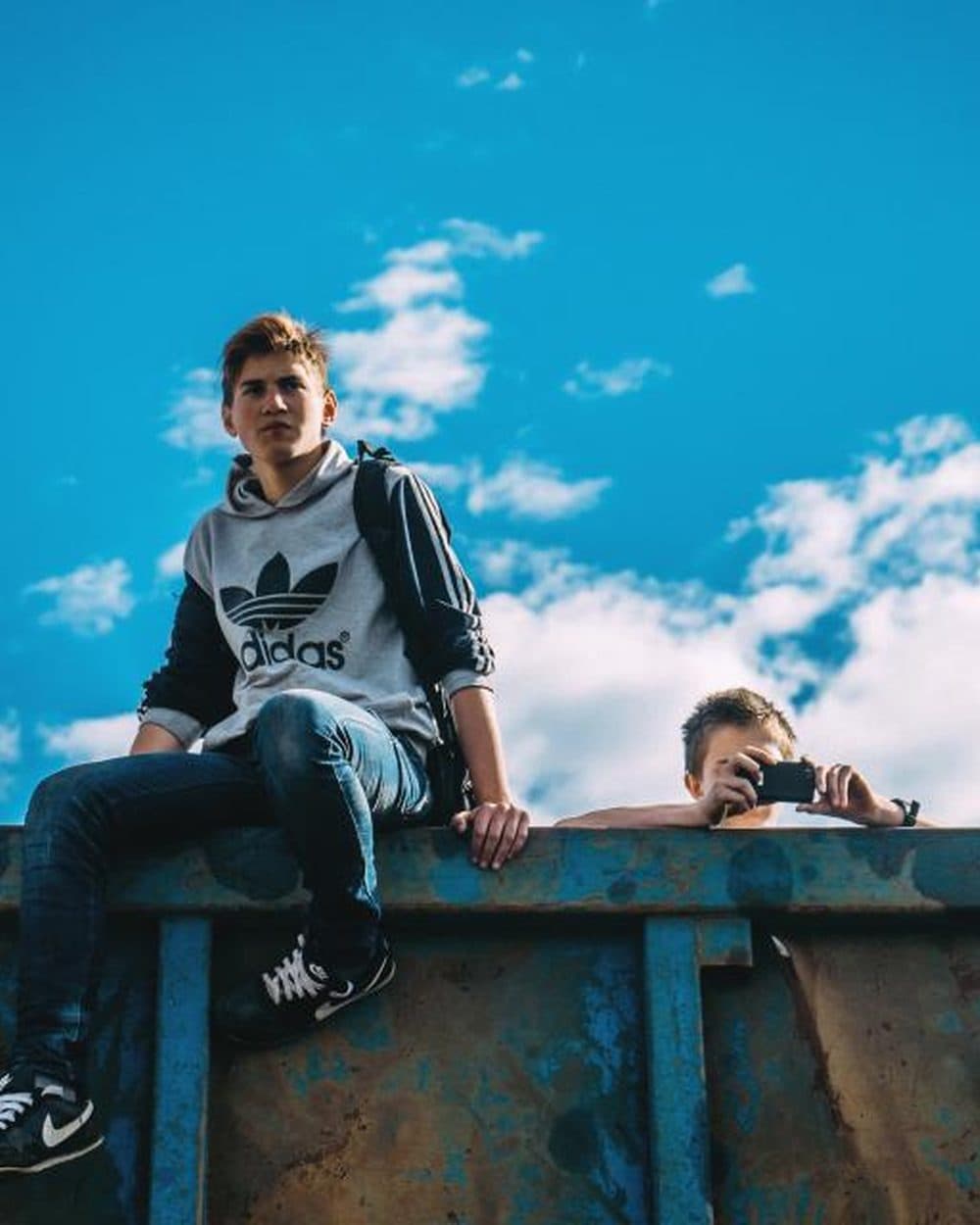 Blue Wolf Sweatshirt